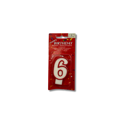 Z LB2 Candele rosse classic N. 6  1x12
