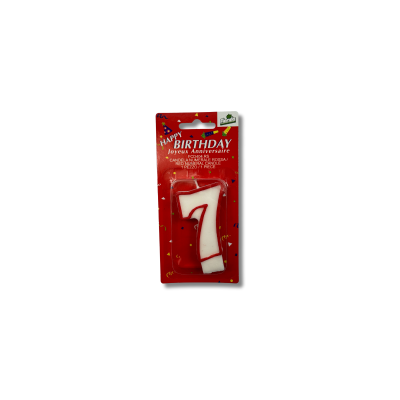 LB2 Candele rosse classic N. 7  1x12