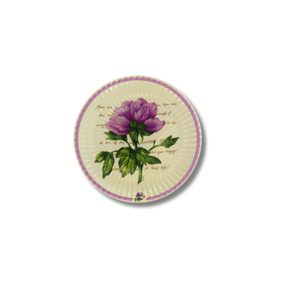 LB2 Piatto 23 Fiore Rosa    1x25(10)