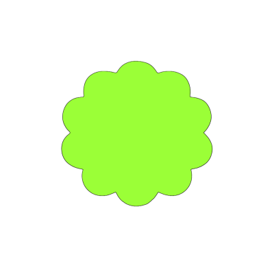 LB2 Sott. TNT 41cm Verde Mela 1x24(10)